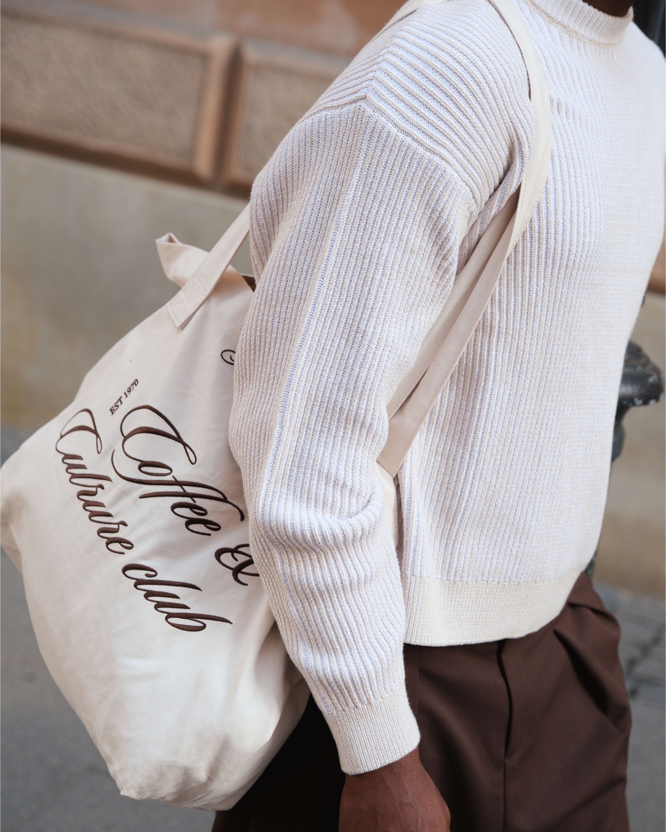 Lima Boxy Knitted Cotton Sweater