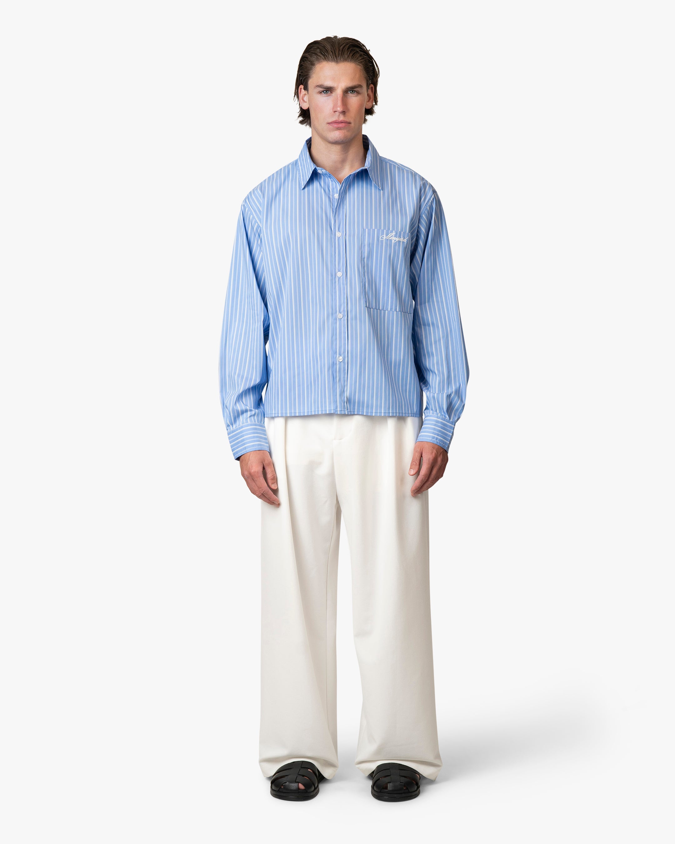 Luberon Shirt - Light Blue/White | Menyard®