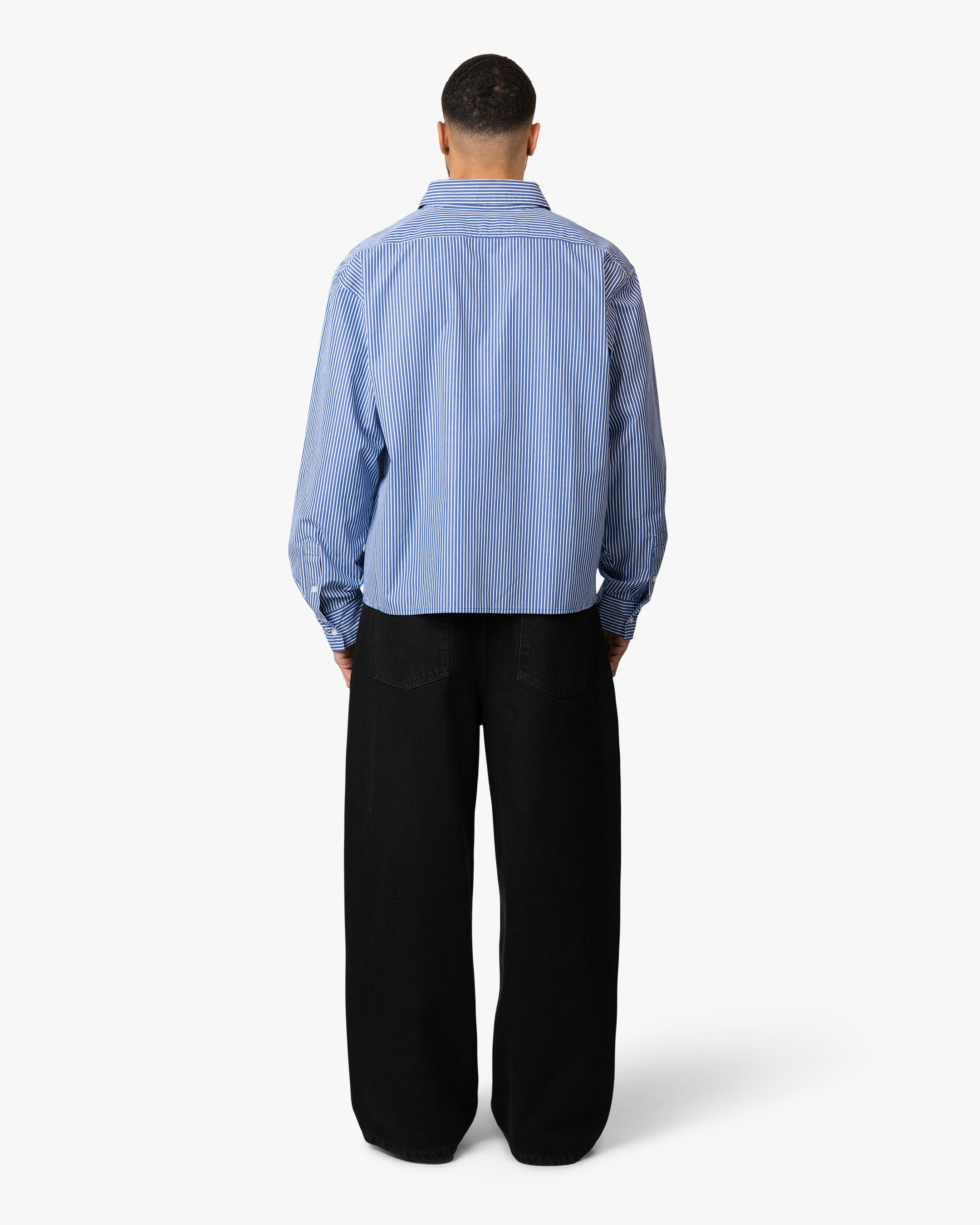 Luberon Shirt - Mid Blue/White | Menyard®