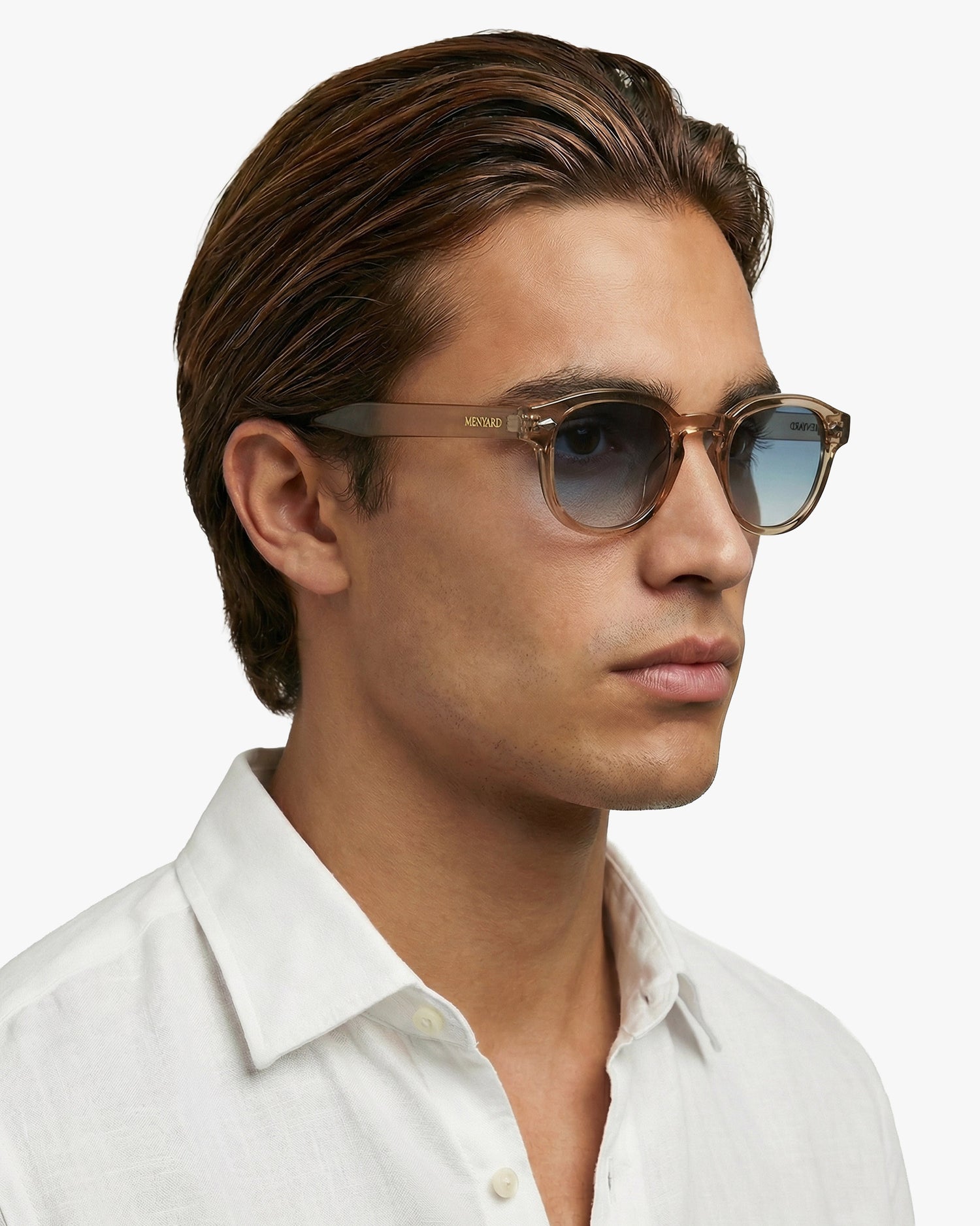 Laurent sunglasses | Light Brown/Gradient Blue