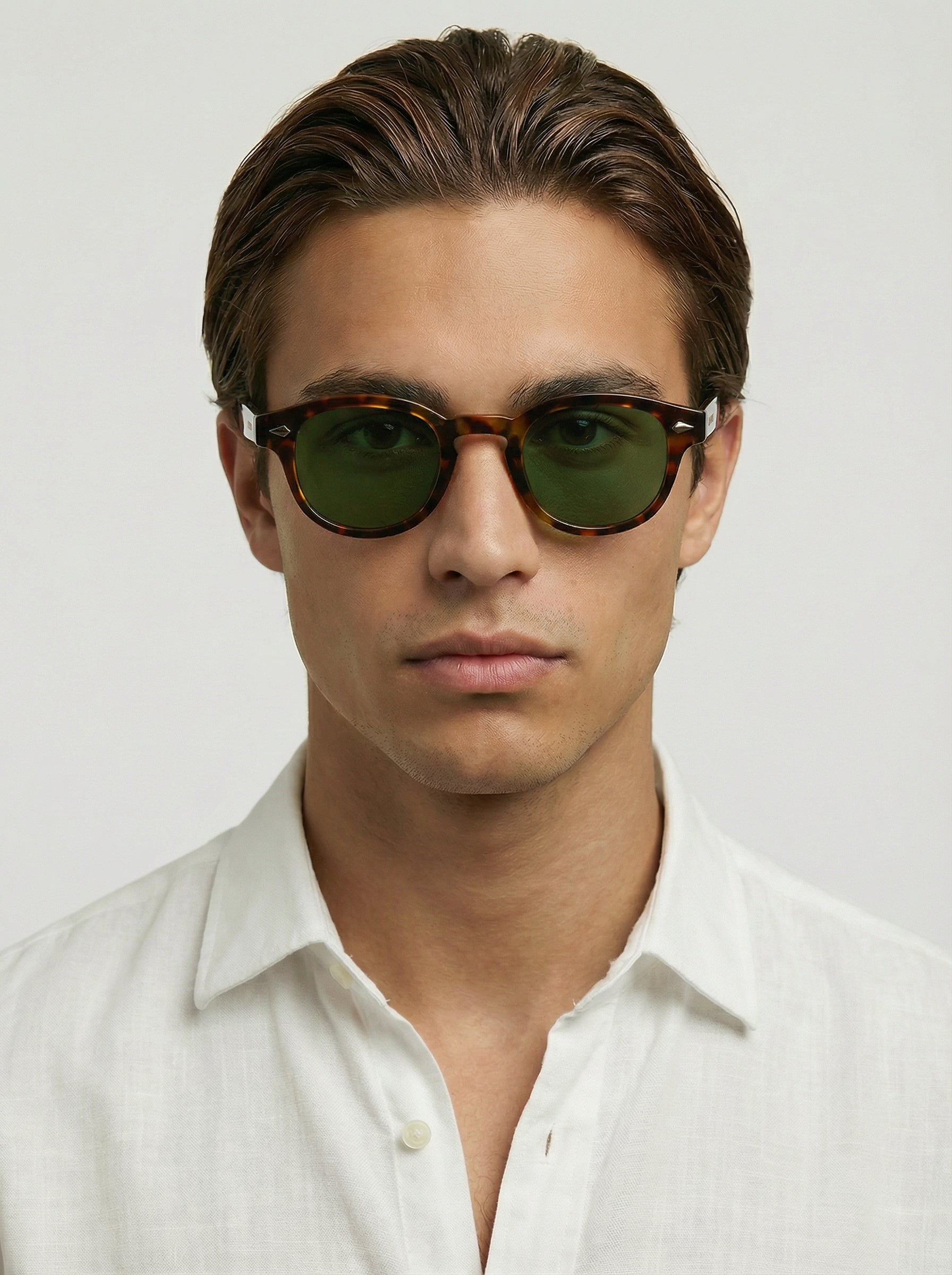 Laurent sunglasses | Tortoise/Green