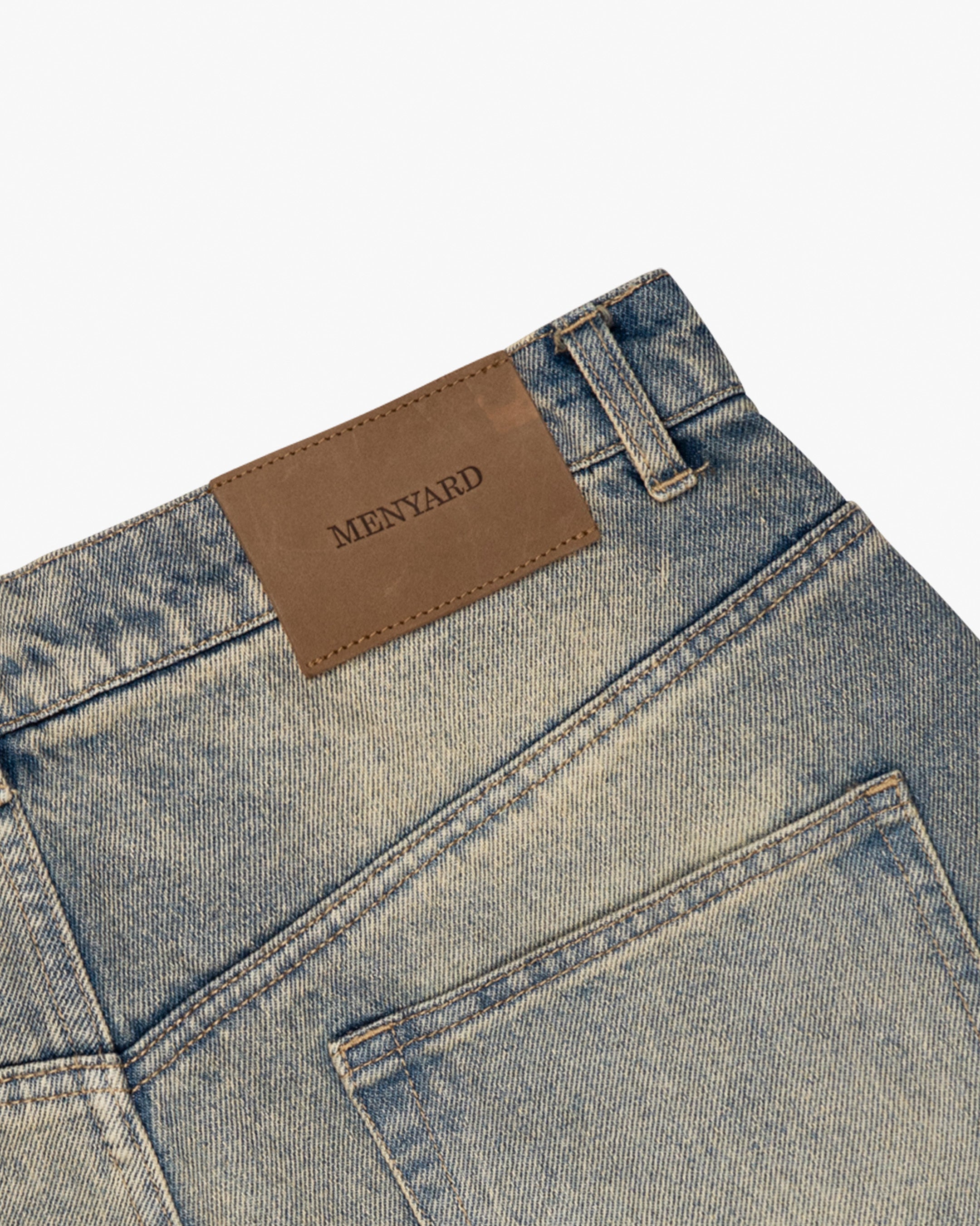 Menton Jeans - Stone Olive Wash | Menyard®