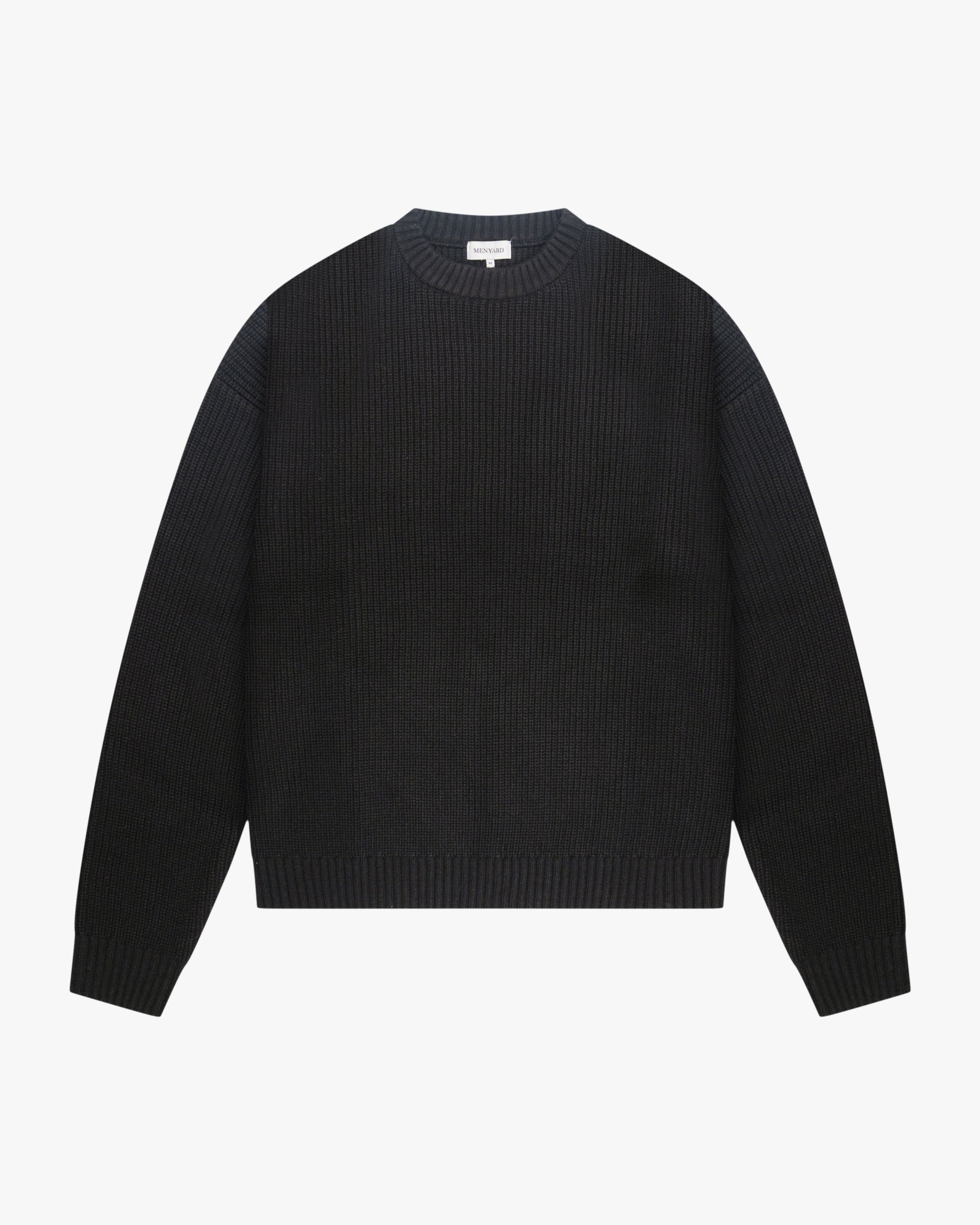 Naval Knitted Cotton Sweater