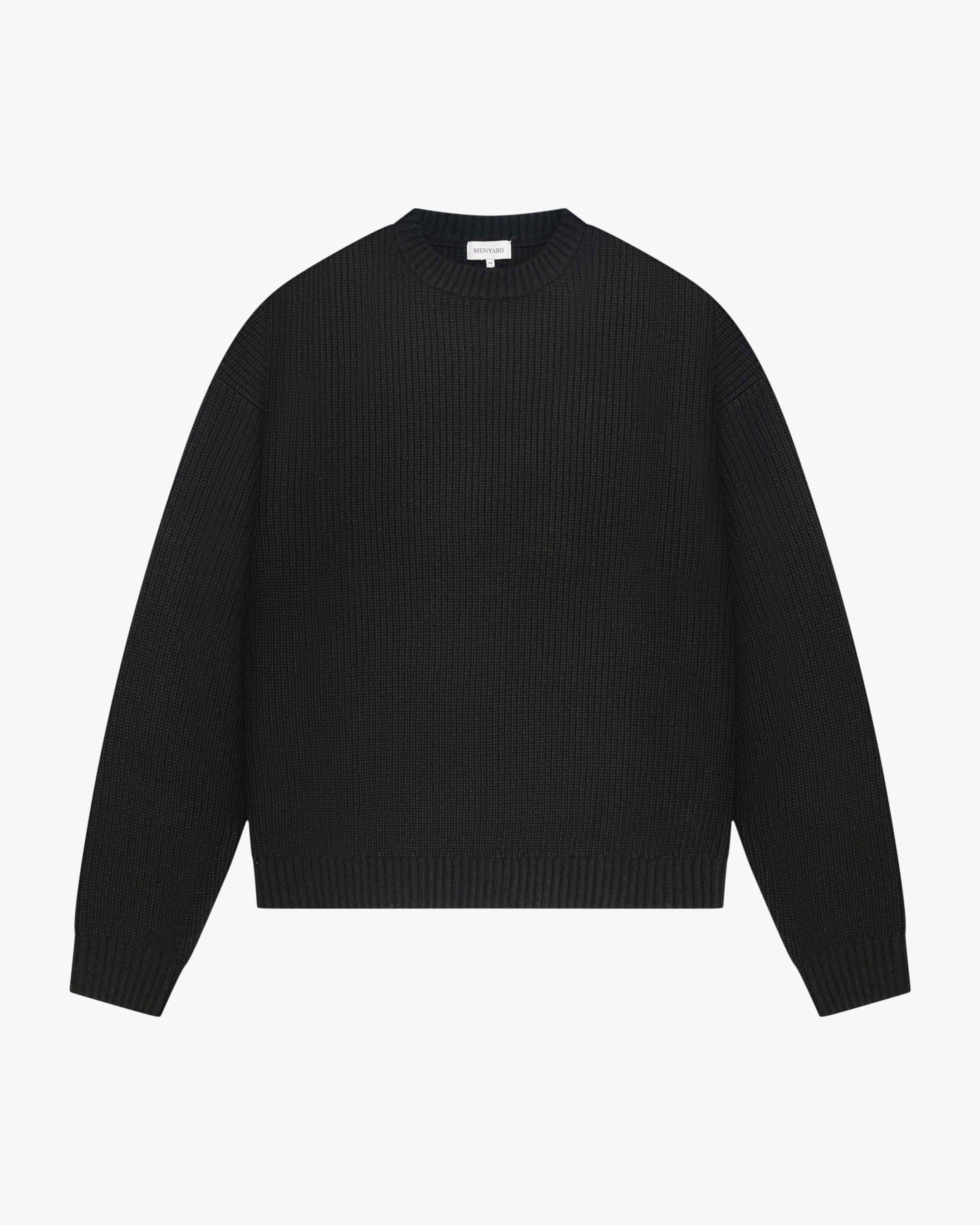 Naval Knitted Cotton Sweater