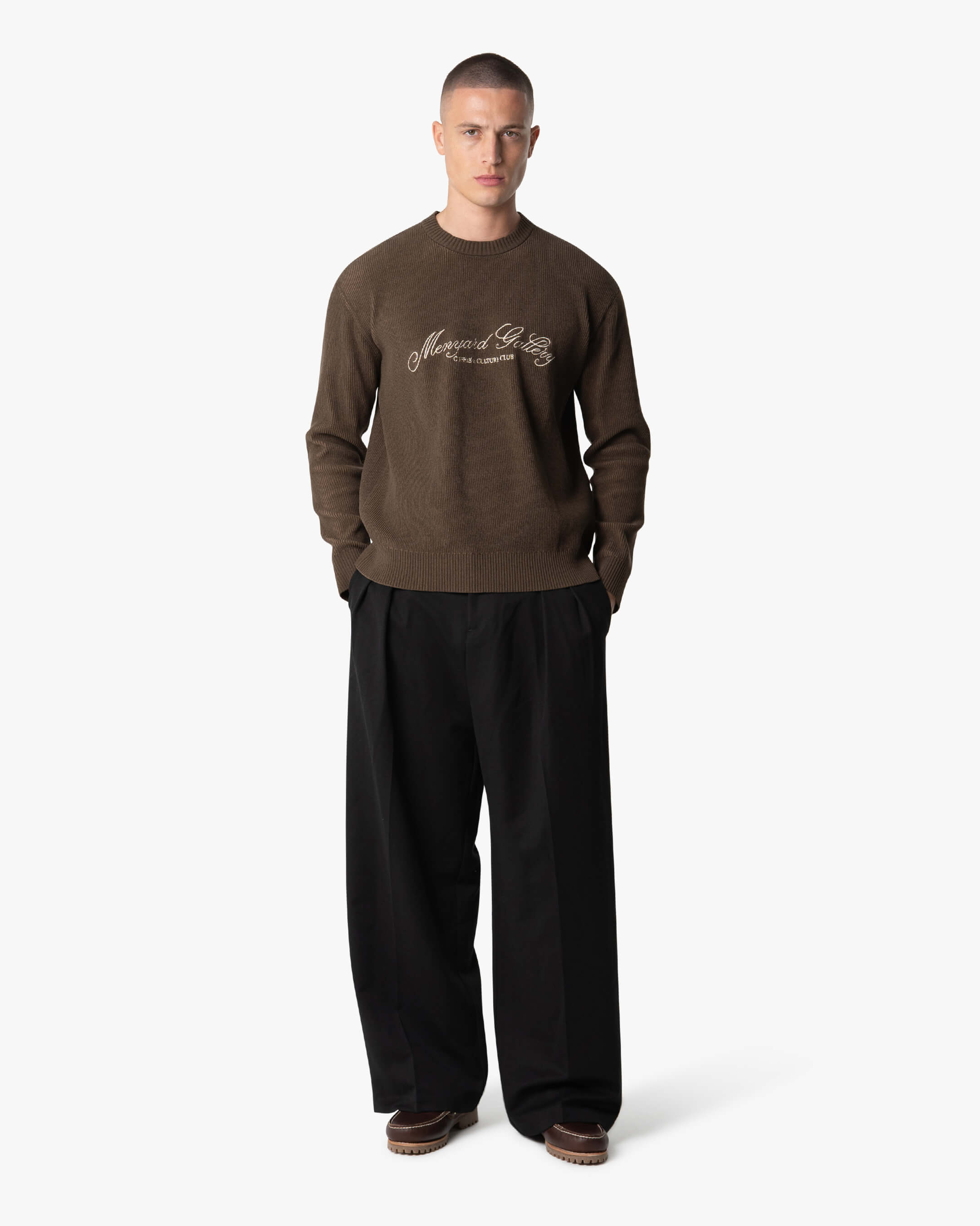 Culture Knitted Crewneck