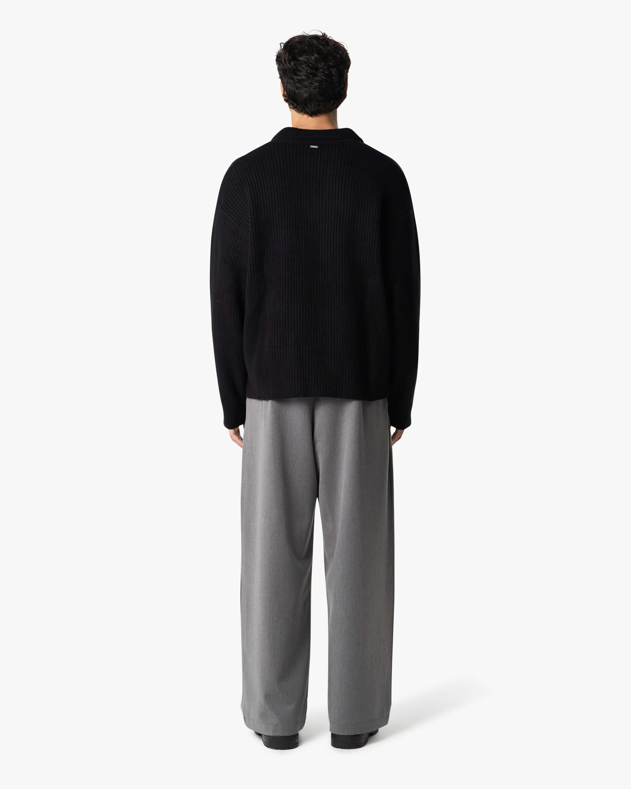 Ravello Oversized Cotton V-Neck Sweater