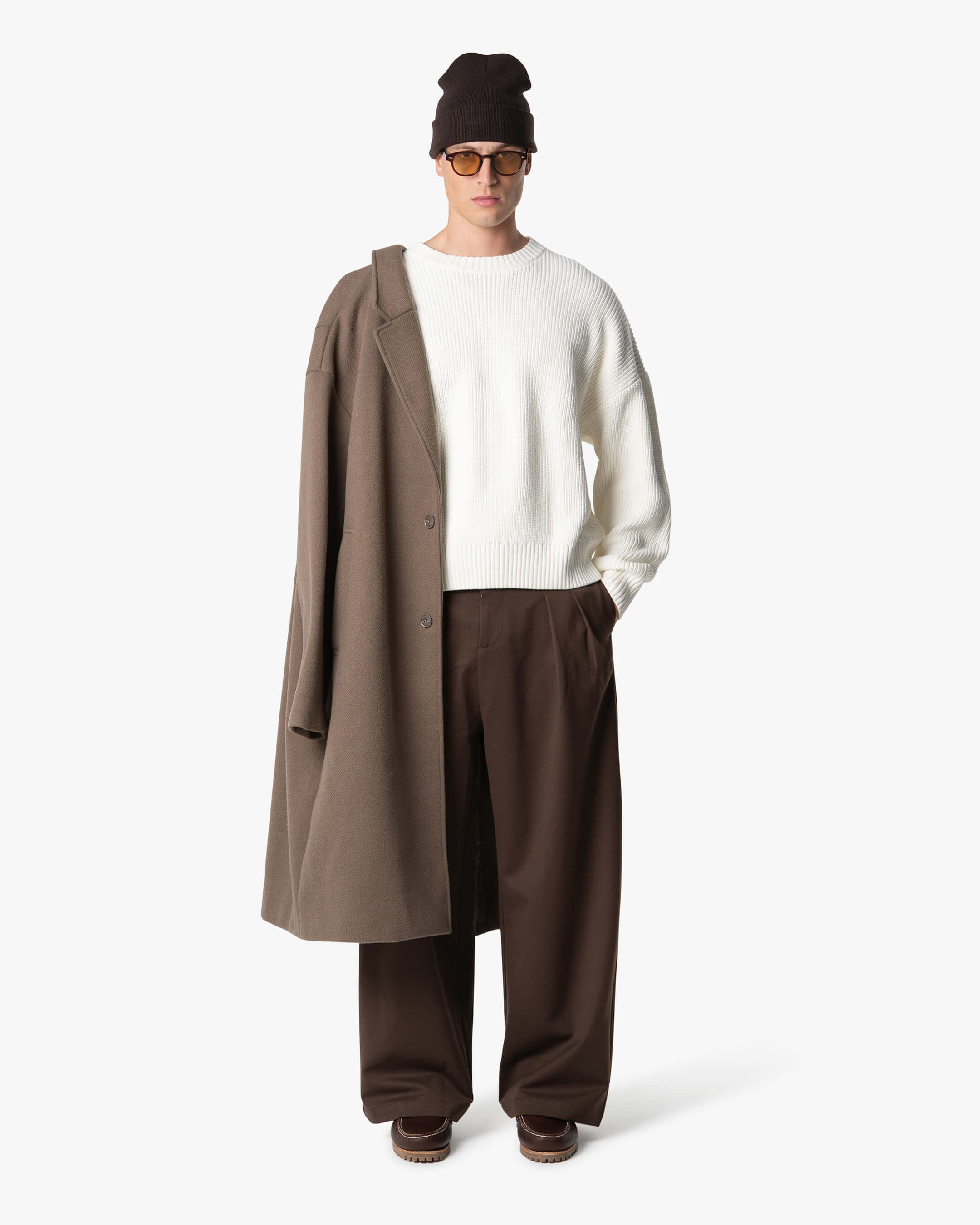 Emilian Oversized Cotton Boxy Sweater