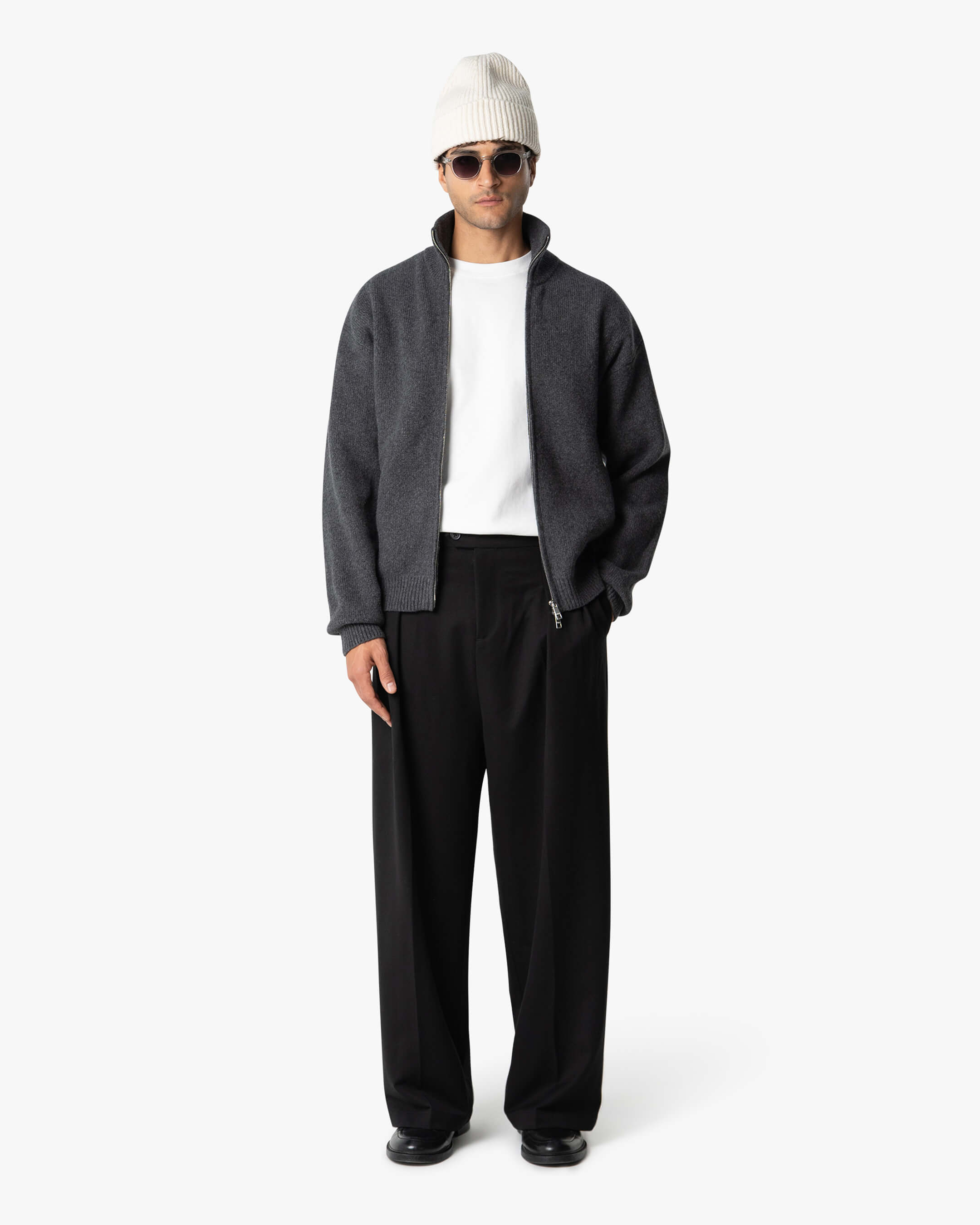 Ventura Cotton Zip-Up Cardigan