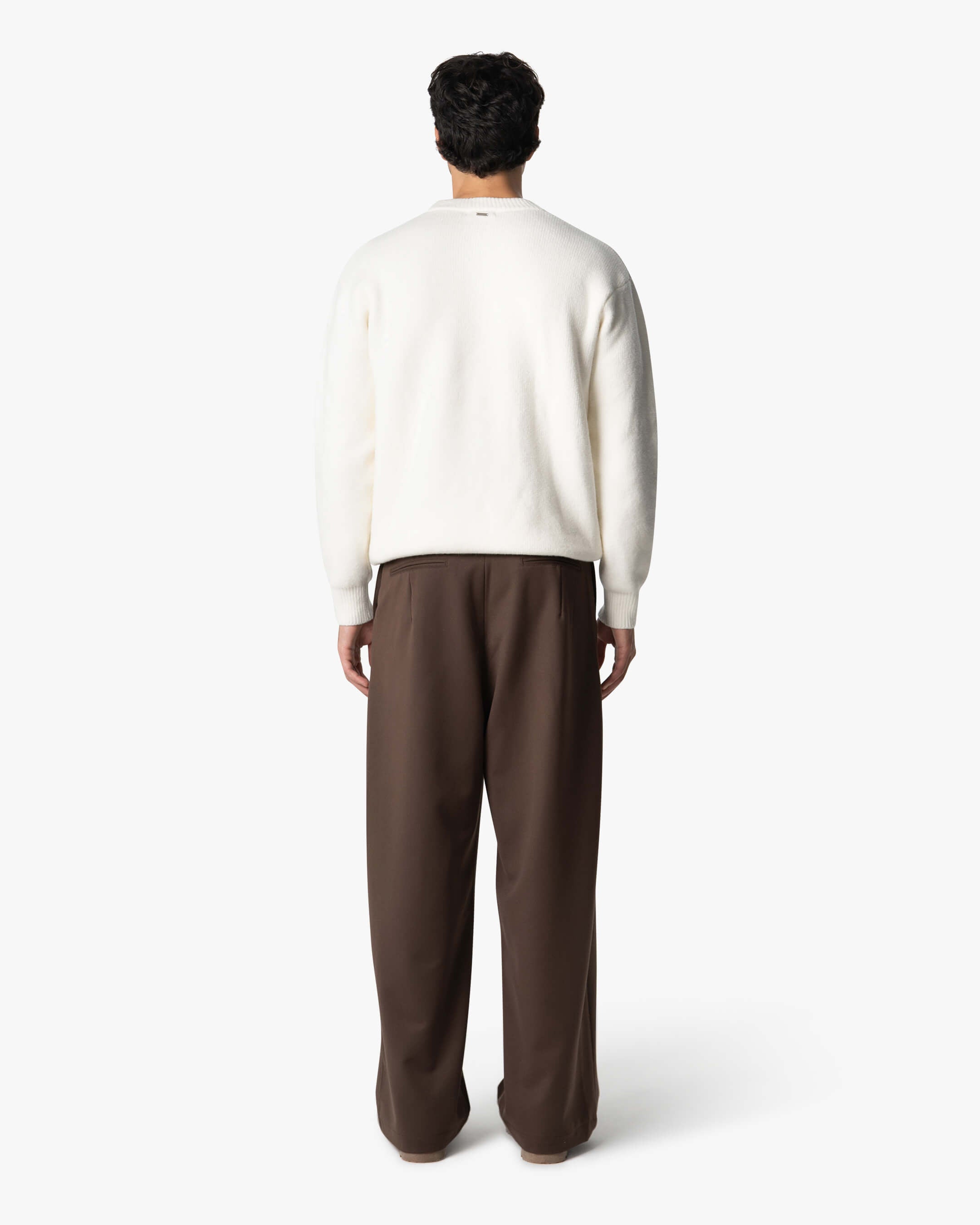 Nuvola Knitted Cotton Crewneck