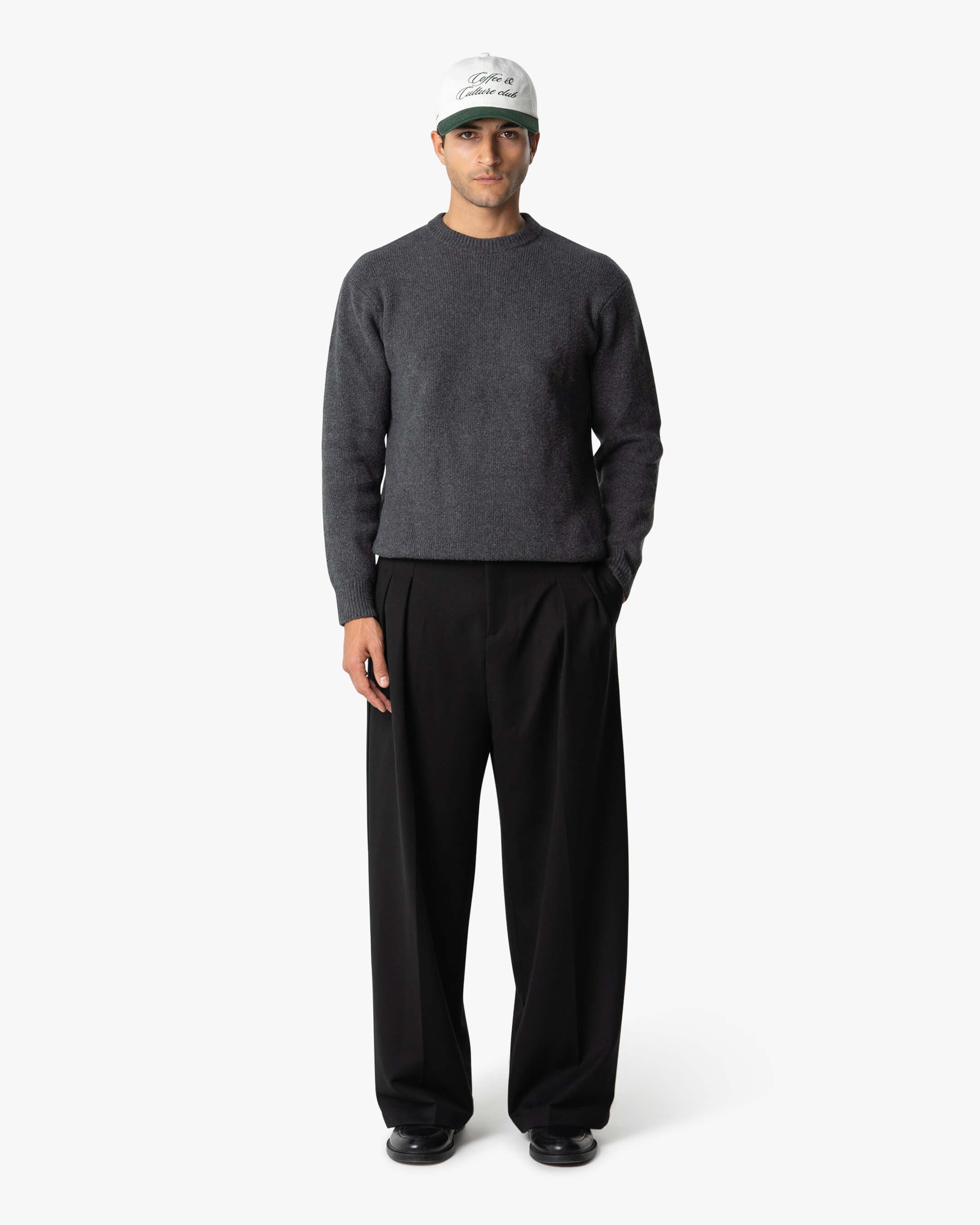 Nuvola Knitted Cotton Crewneck