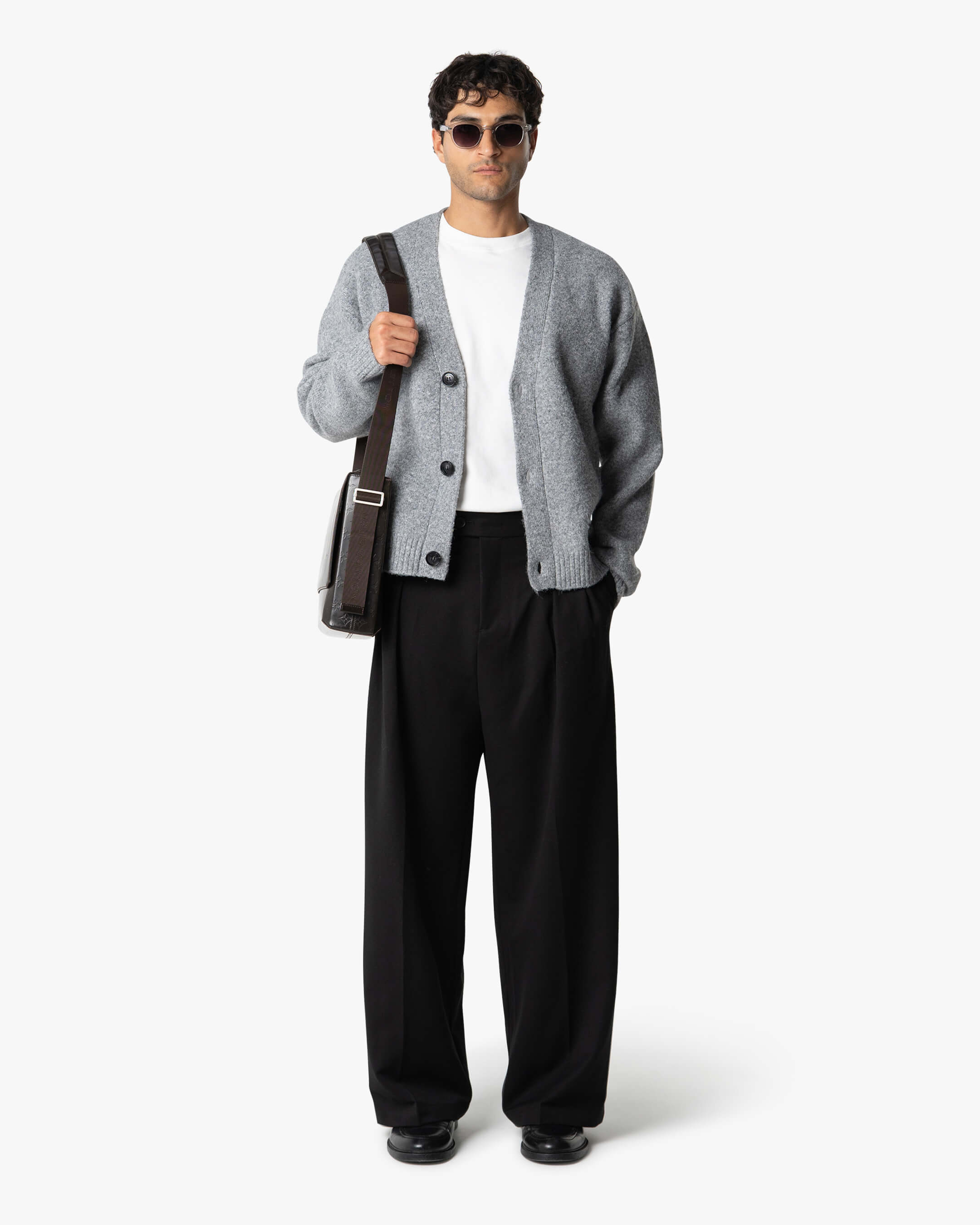 Marea V-Neck Brushed Cardigan