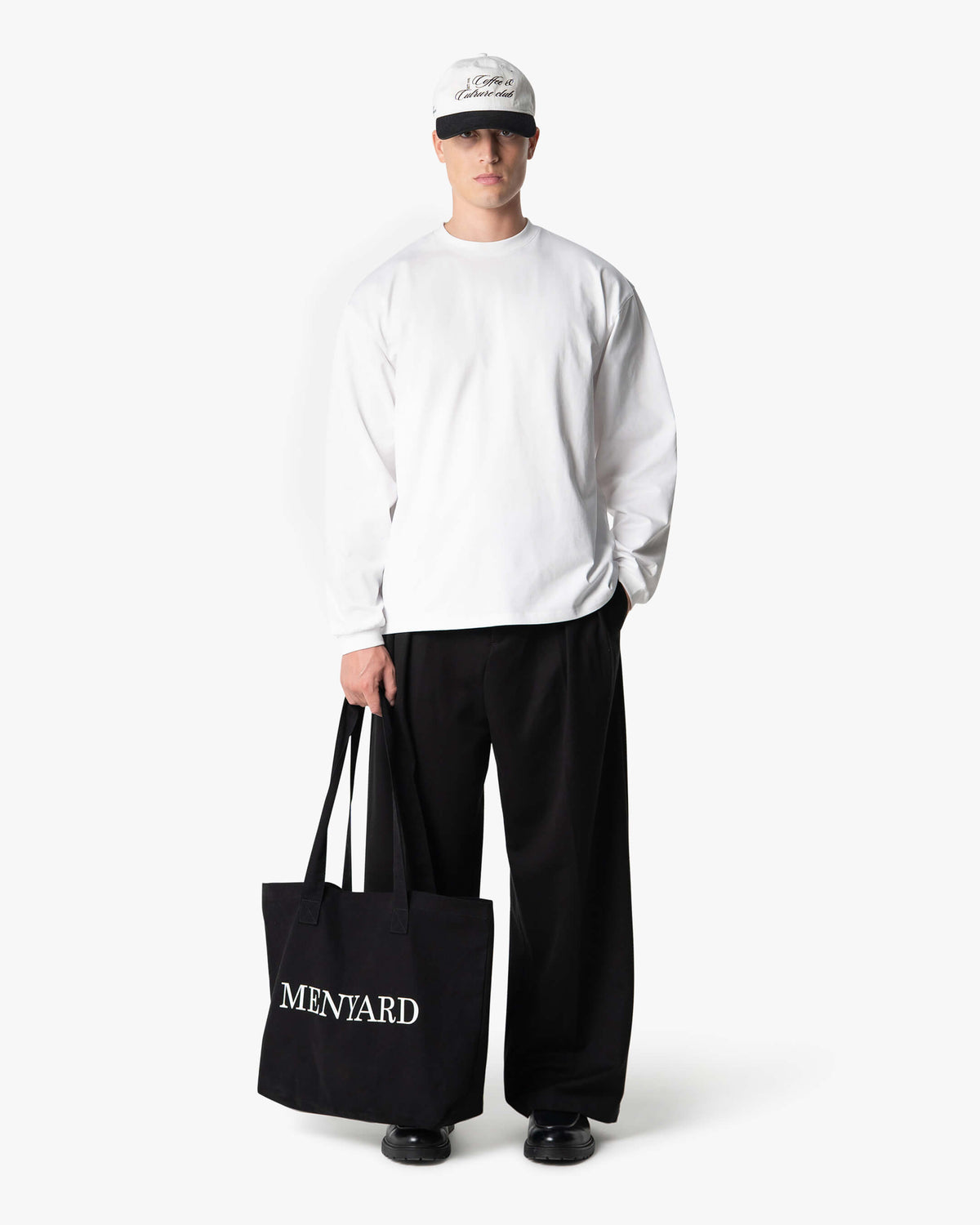 Oversized Blank Longsleeve | White