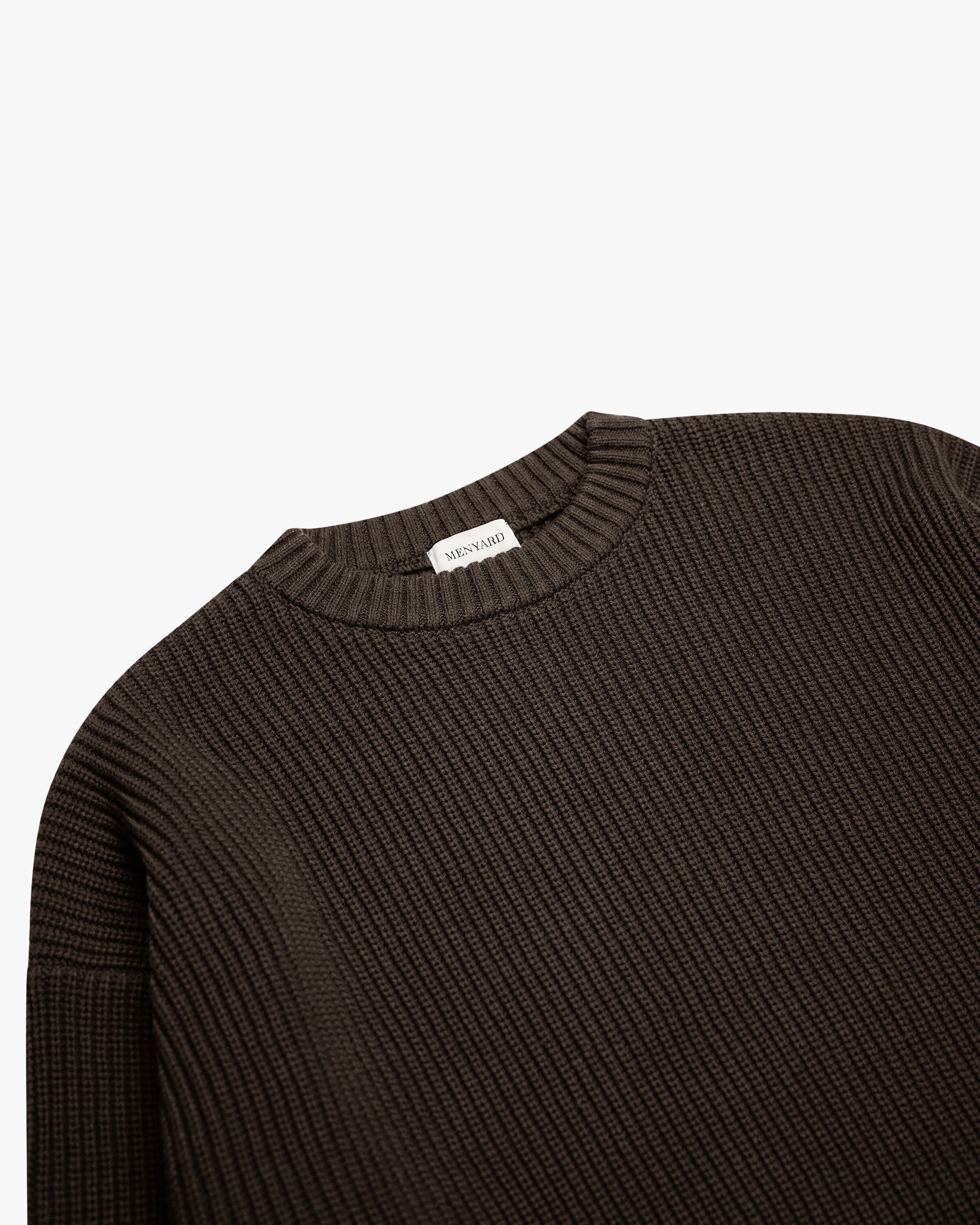 Naval Knitted Cotton Sweater
