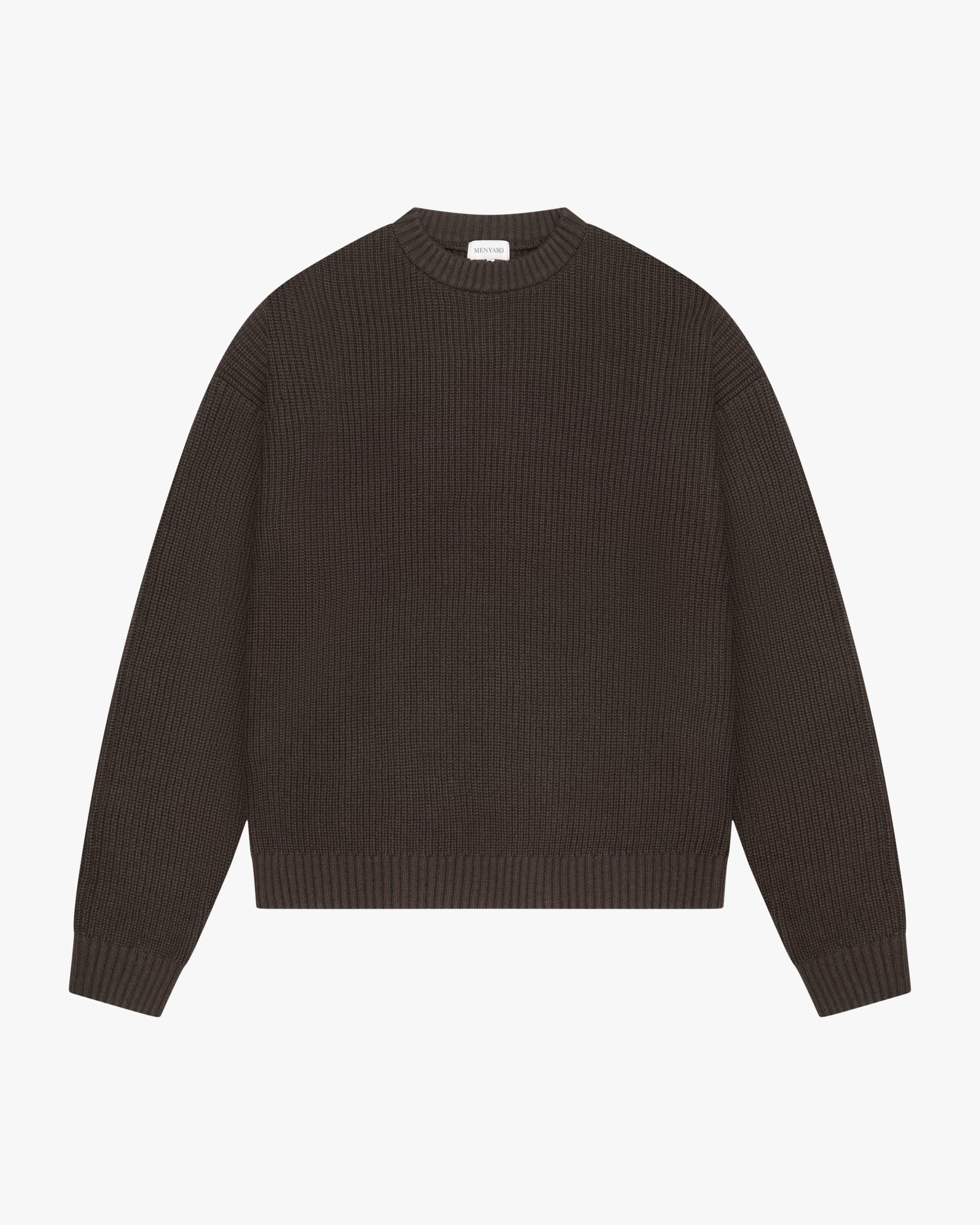 Naval Knitted Cotton Sweater