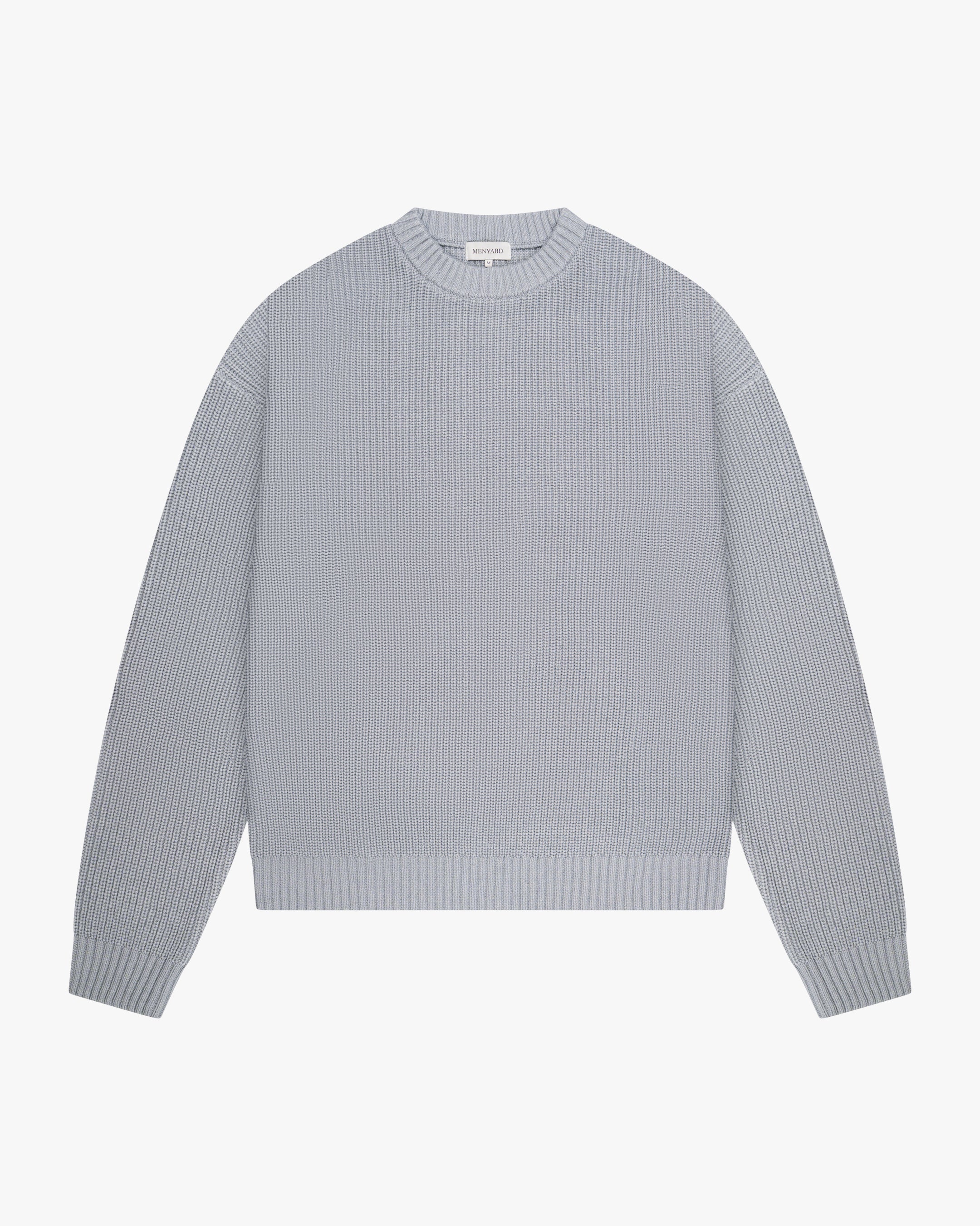 Naval Knitted Cotton Sweater