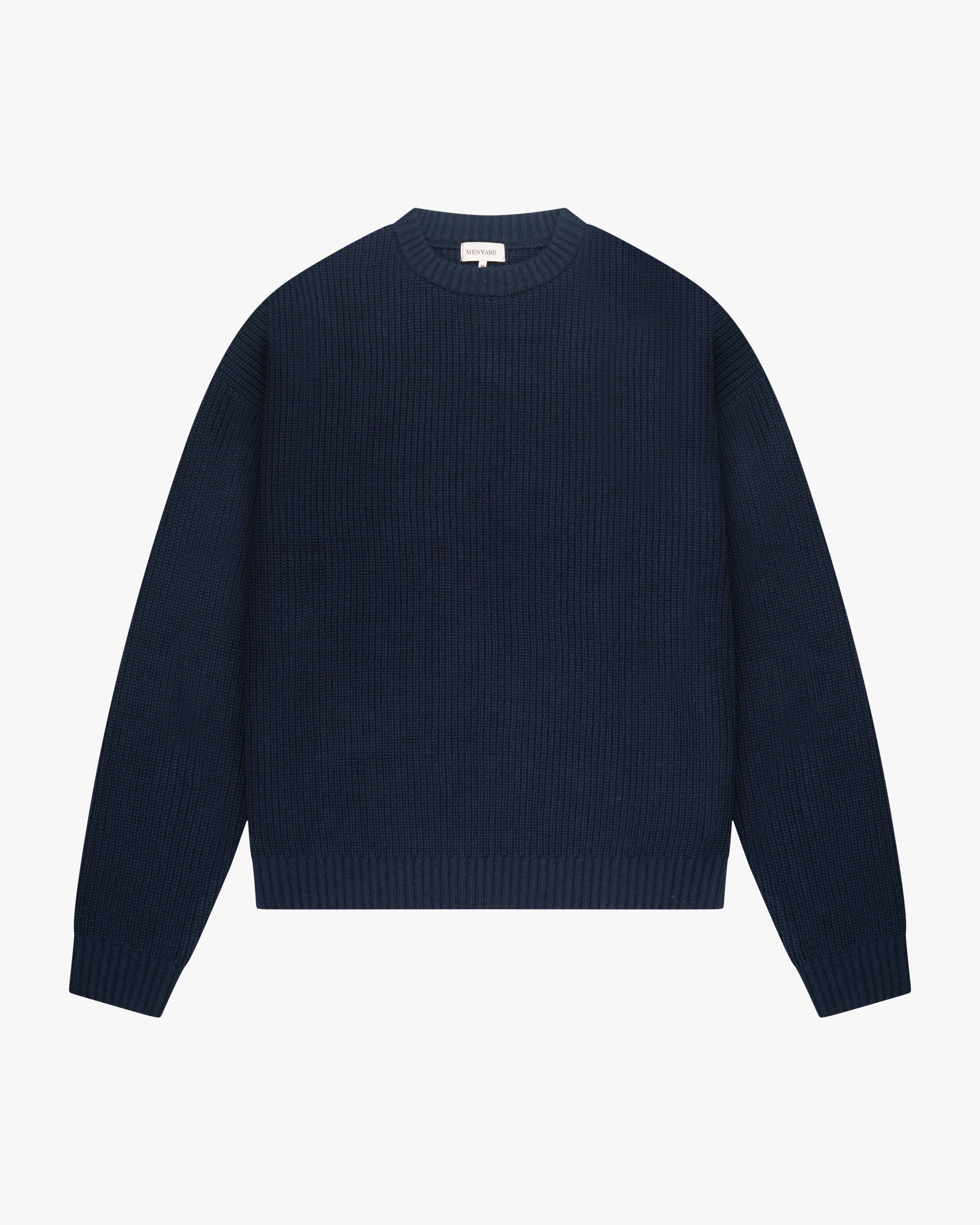 Naval Knitted Cotton Sweater