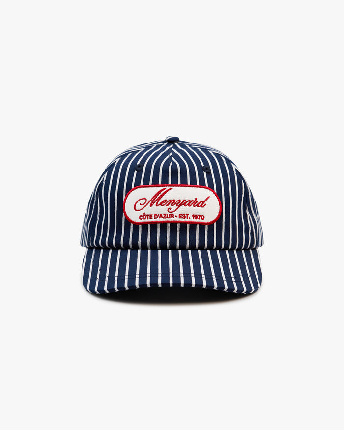 Frejus Cap | Blue Striped/Red