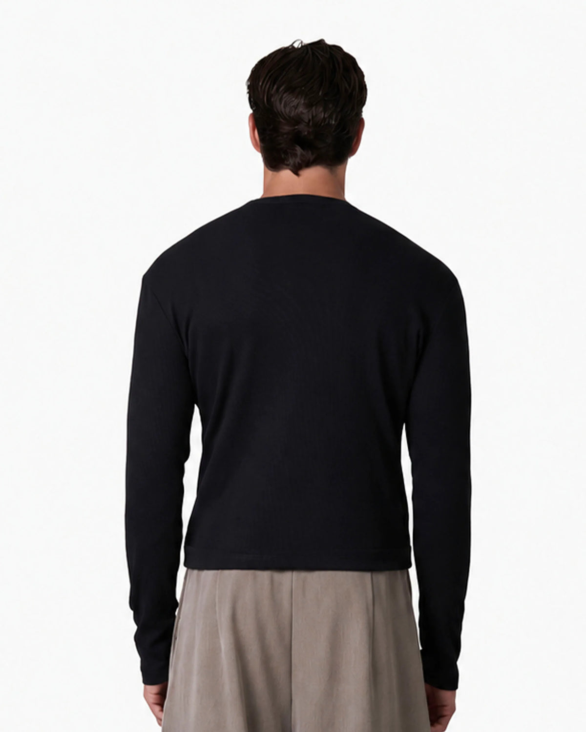 Geripptes Langarmshirt