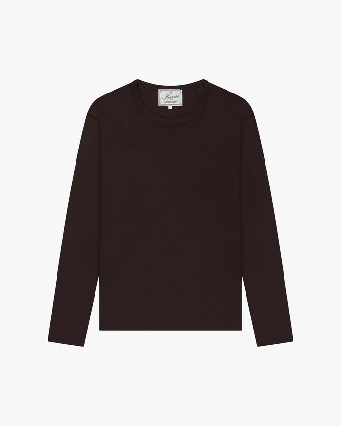 Ribbed Longsleeve | Brown
