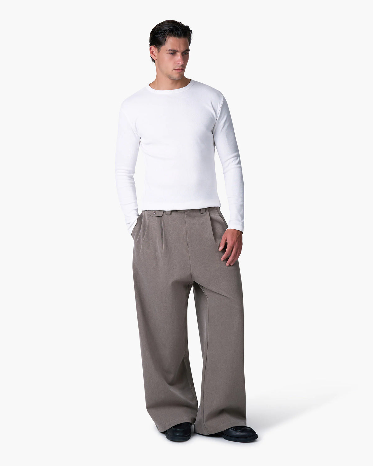 Geripptes Langarmshirt
