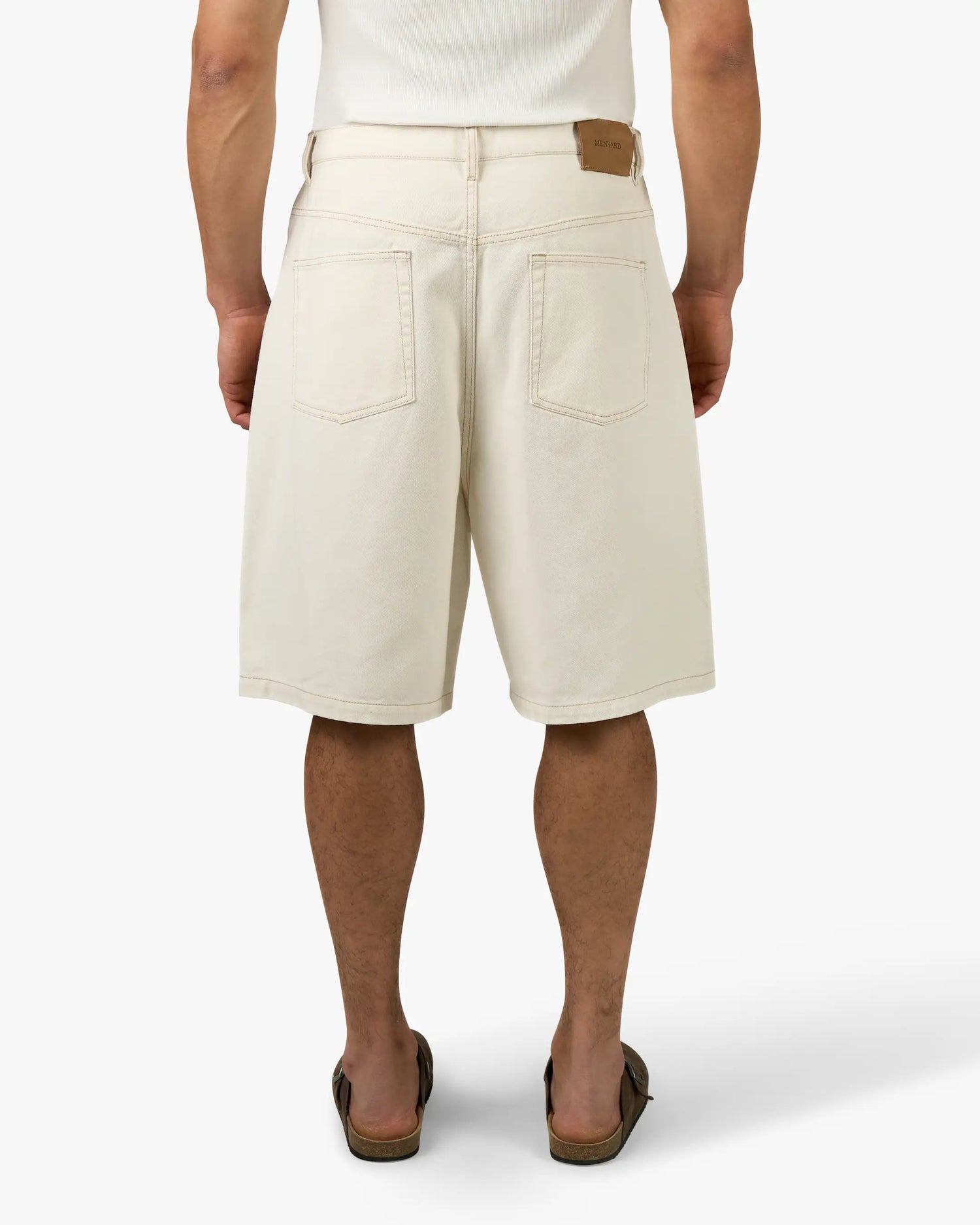 Menton Denim Jort | Ecru