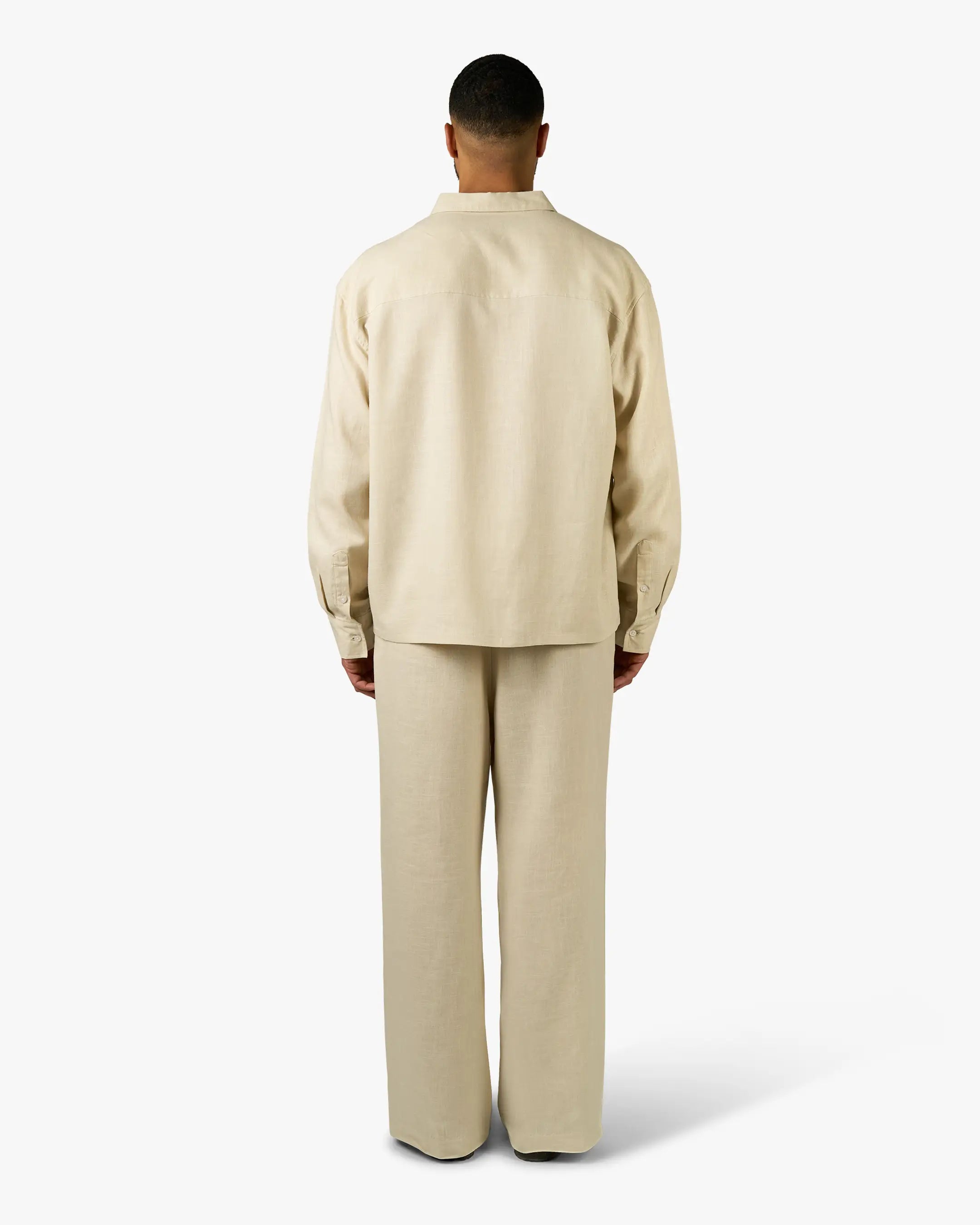 Cannes Linen Pantalon | Beige