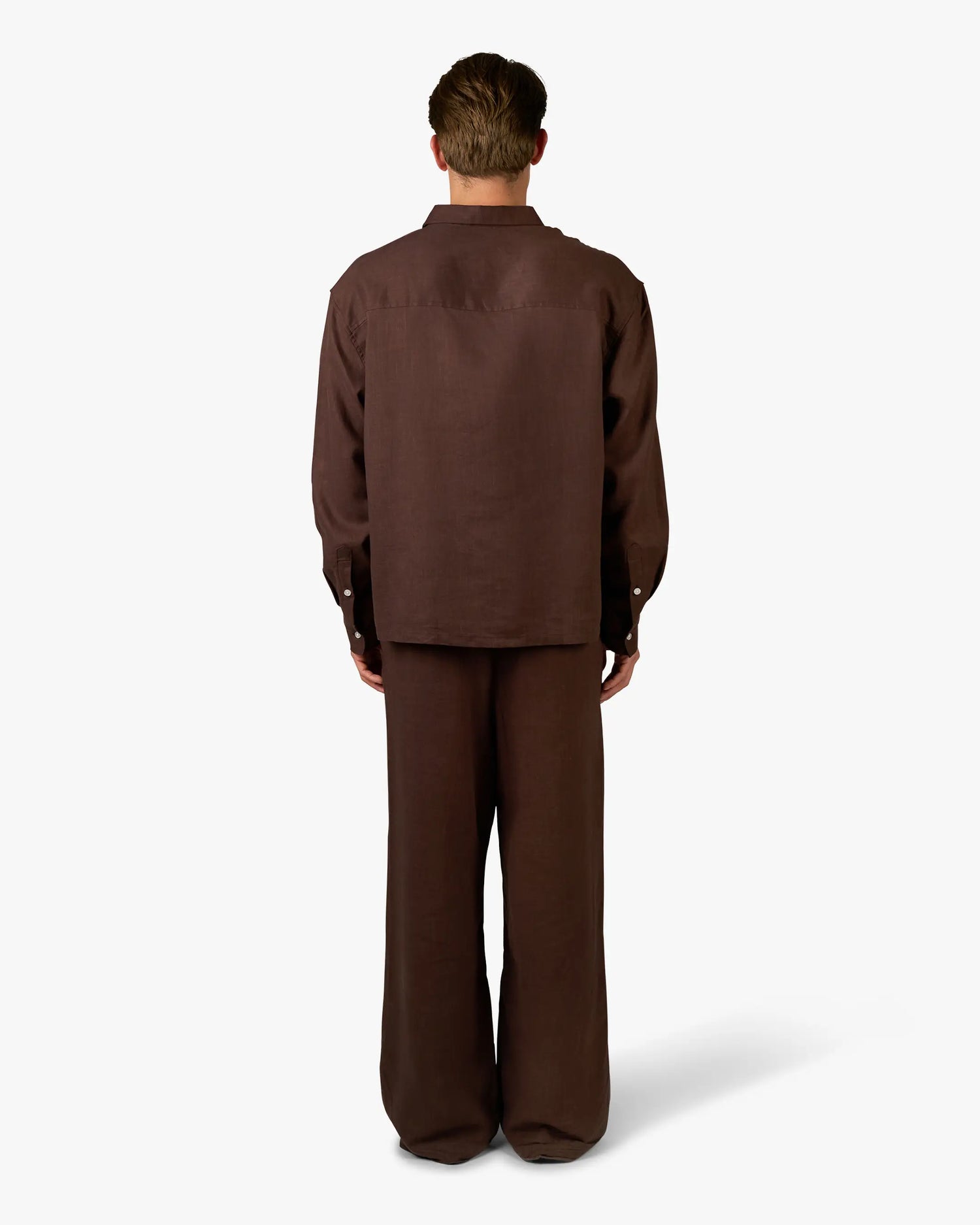 Cannes Linen Shirt | Brown
