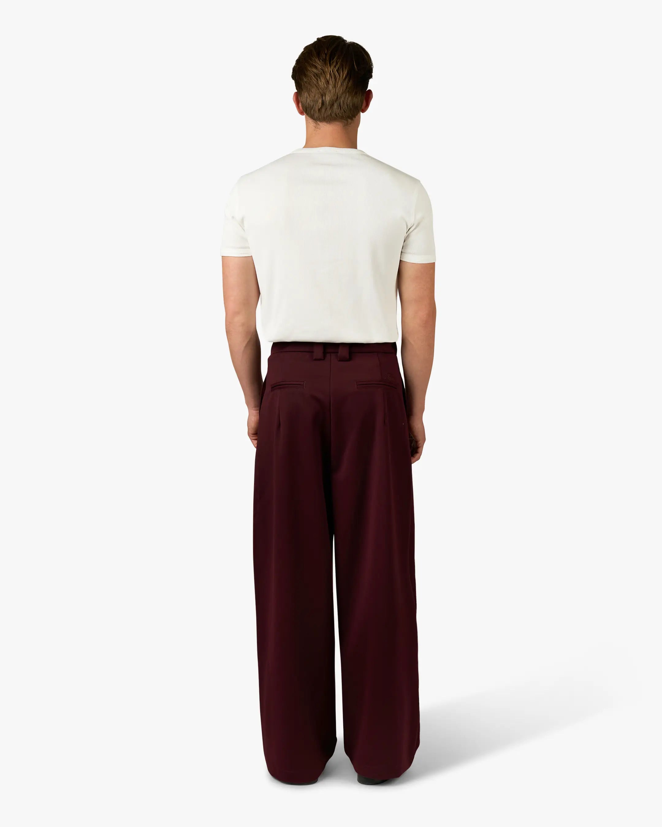 Mougins Ribbed Henley T-Shirt | White
