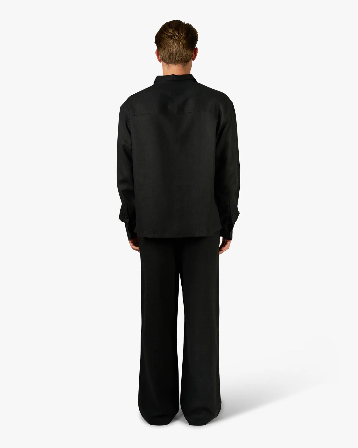 Cannes Linen Shirt | Black