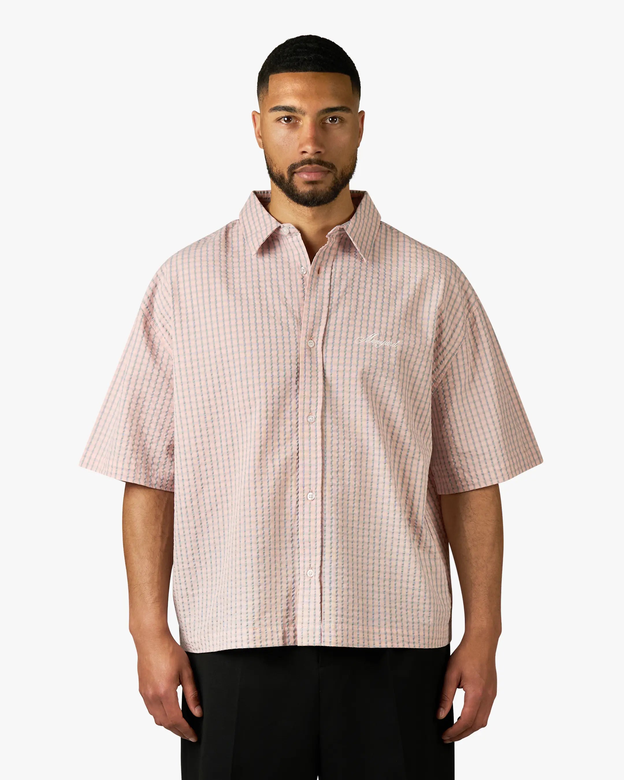 Fayence Short Sleeve Shirt | Light Pink