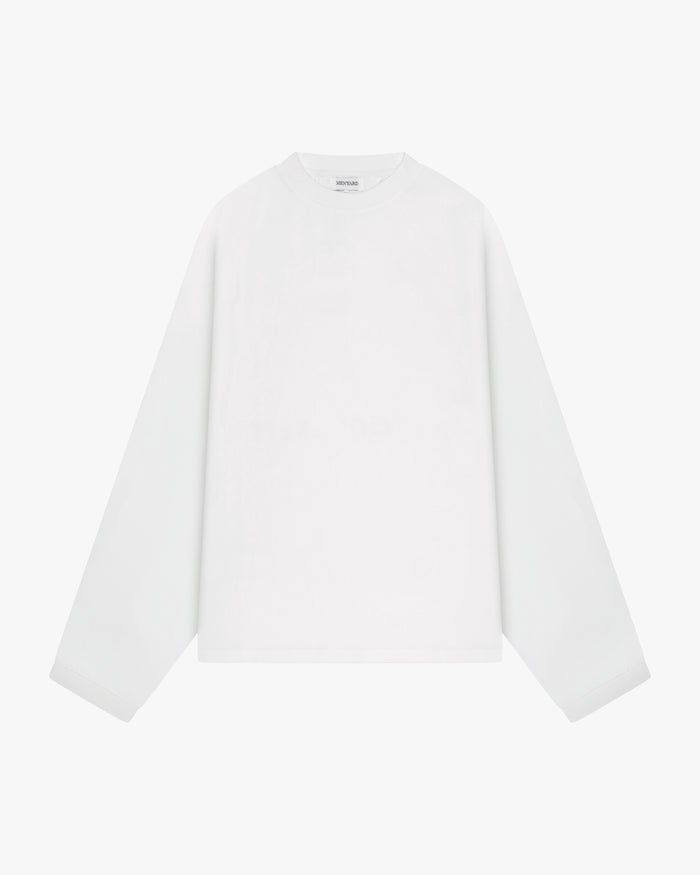 Oversized Blank Longsleeve | White