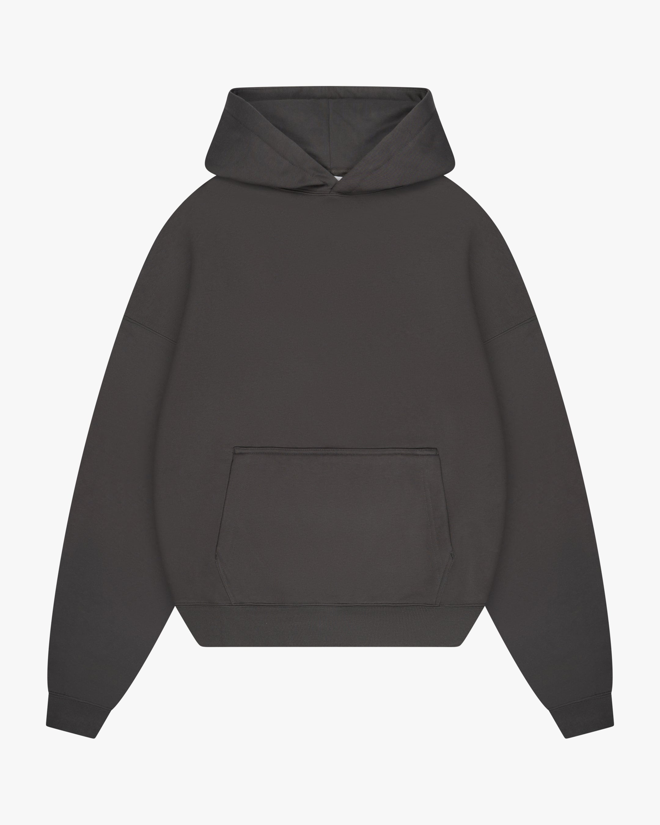 Signature Cotton Oversized Hoodie - Grey | Menyard ®