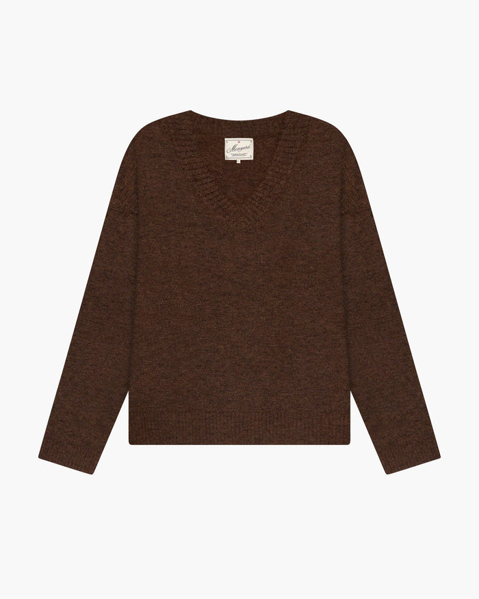 Trade Strickpullover mit V-Ausschnitt