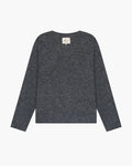 Trade V-Neck Knit | Grey Melee flatlay