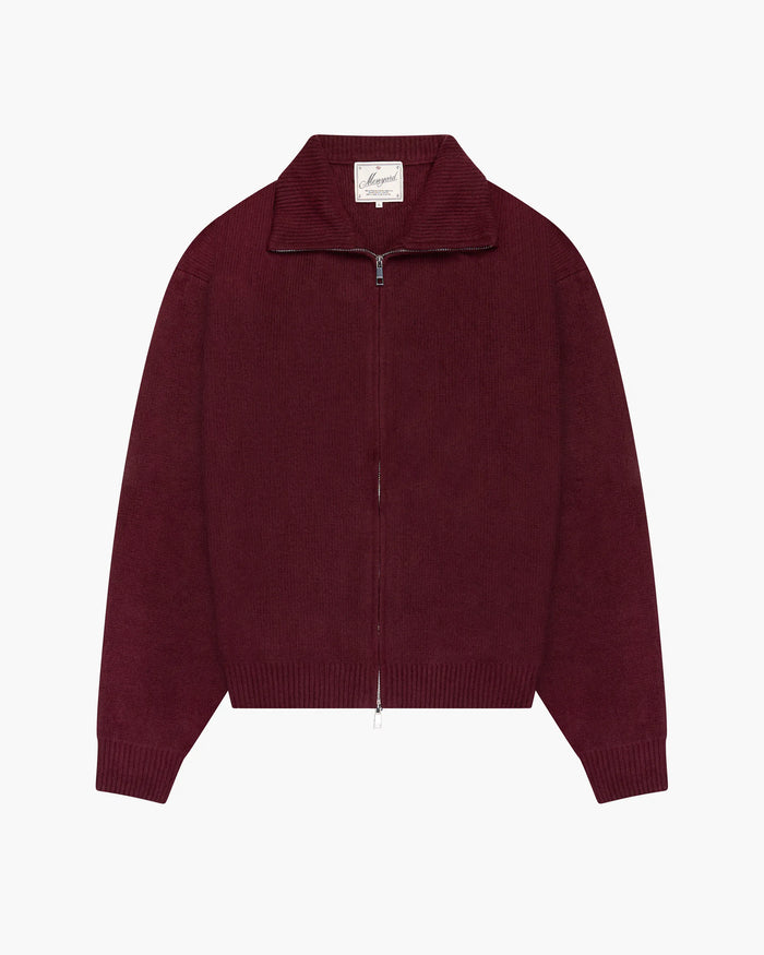 Ventura Baumwoll-Strickjacke mit Reißverschluss