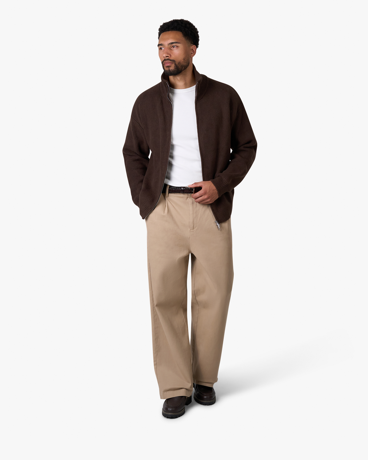 Merger Cotton Pantalon | Beige