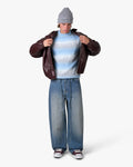 Aria Oversized Gradient Sweater | Blue