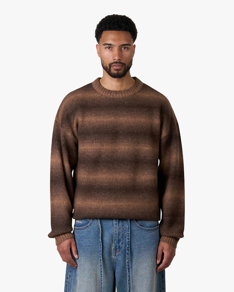 Aria Übergroßer-Pullover mit Farbverlauf