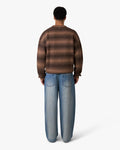 Aria Oversized Gradient Sweater | Brown