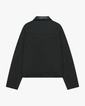 Avenue Cotton Balloon Jacket | Black/Black