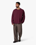Blank Boxy Longsleeve | Burgundy