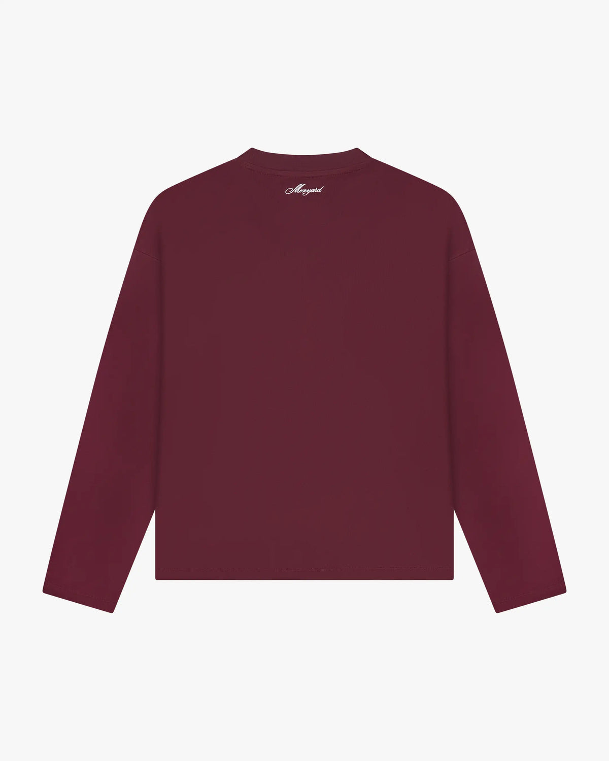 Blank Boxy Longsleeve | Burgundy