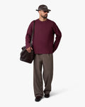 Blank Boxy Longsleeve | Burgundy