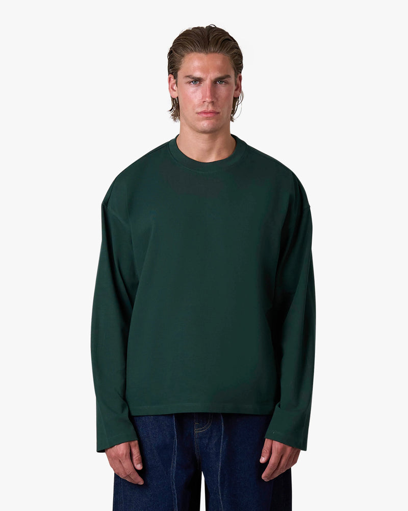 Blank Boxy Longsleeve | Green