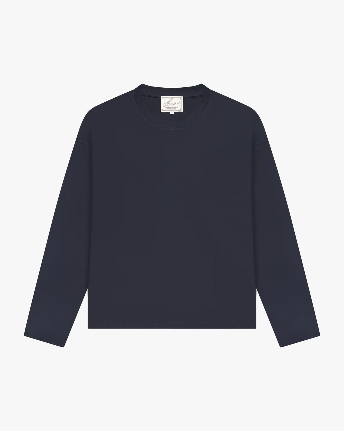 Blank Boxy Longsleeve | Navy flatlay
