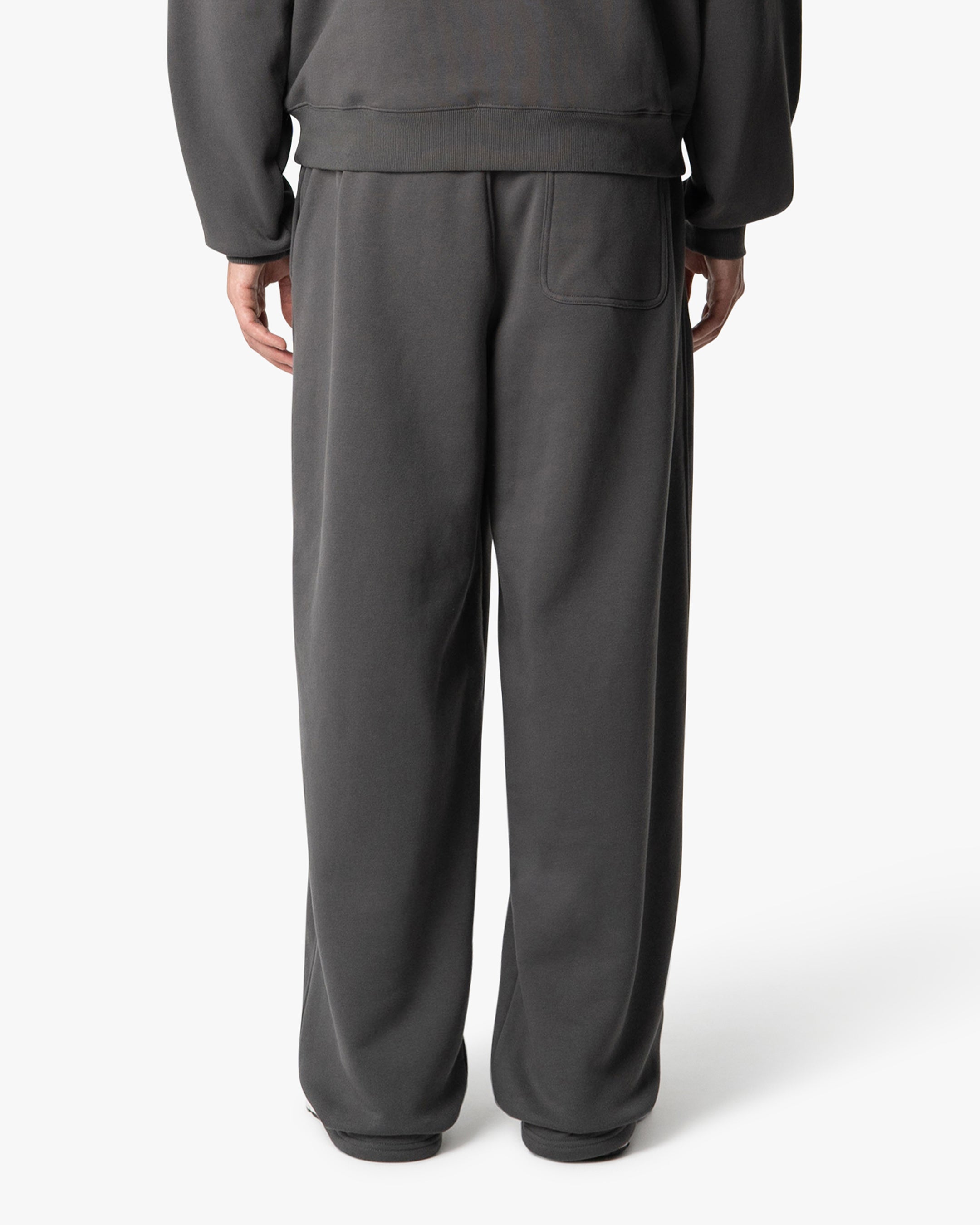 Signature Cotton Oversized Sweatpants - Grey | Menyard ®
