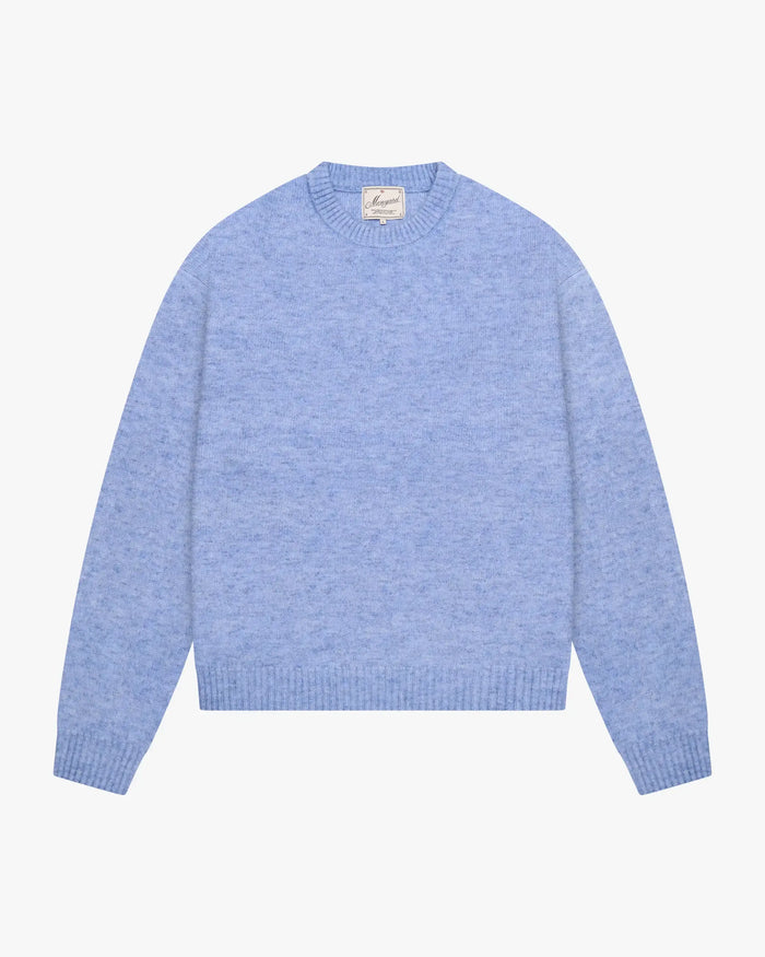 Brixton Wool-Blend Brushed Sweater | Blue