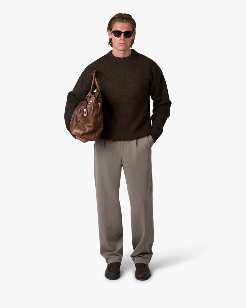 Brixton Pullover aus Wollmischung mit gebürsteter Oberfläche