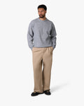 Brixton Wool-Blend Brushed Sweater | Grey Melee