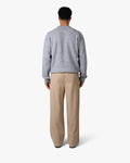 Brixton Wool-Blend Brushed Sweater | Grey Melee